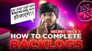 How to complete backlogs fast  Fastest strategy for completing backlogs  Munil sir [upl. by Russia]