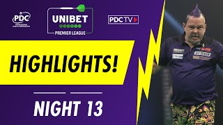 Premier League Darts Highlights  Night 13 [upl. by Bonine640]