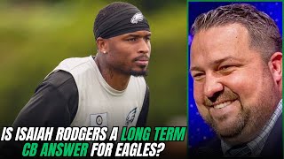 Mike Gill on Eagles DEPTH Dilemma Isaiah Rodgers Role in CB Room amp more [upl. by Eanyl65]