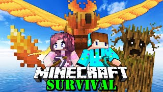 MAKHLUK BERSAYAP ELEMENTAL DAN POHON YANG KESEPIAN  Minecraft Survival Bucin S4 18 [upl. by Yodlem289]