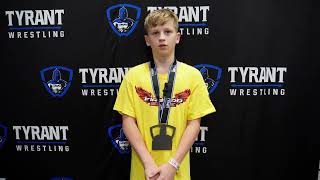 Bradly Burch  Outstanding Wrestler for Firebird Elite 2024 Bison Duals [upl. by Rena]