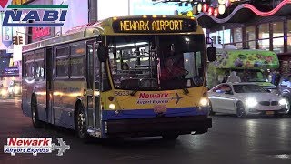 Newark Airport Express NABI bus 5633 [upl. by Urban368]