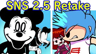 Friday Night Funkin VS Mickey Mouse  Sunday Night  SNS 25 Retake Update FNF ModCreepypasta [upl. by Lebiralc]