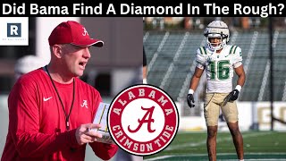 Did Alabama Find A Diamond In The Rough  Alabama Football Transfer Portal News [upl. by Enyawud]