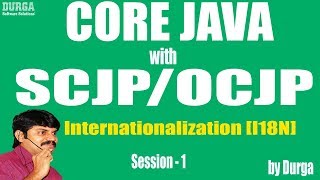 Core Java With OCJPSCJPInternationalization I18N Part 1Introduction [upl. by Blaire]