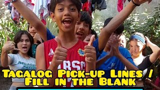 Tagalog Pickup Lines  Fill in the Blank Challenge [upl. by Akers]