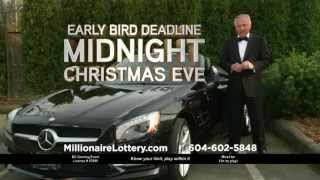 Early Bird TV Commercial with Wayne Cox  Lottery Spokesperson [upl. by Ledairam]