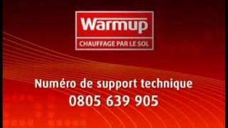 Plancher chauffant électrique Warmup DWS [upl. by Dinnie973]