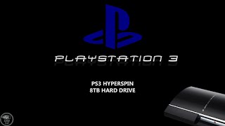 PS3 HYPERSPIN 8TB HARD DRIVE [upl. by Natsirk]