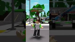 Gözlüğe Kötü Davranan Üvey Abi 😢😢 roblox brookhaven [upl. by Cavit]