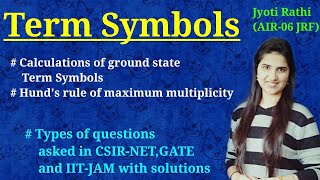 Term symbols from electronic configurationterm symbols and microstatesinorganic chemistry [upl. by Artap]