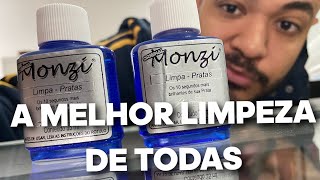 COMO LIMPAR A SUA PRATA 925  aprenda a utilizar o MONZI limpa pratas [upl. by Joshuah]