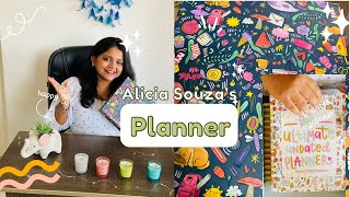 Alicia Souza Undated Planner Unboxing🌸✨and 200 sticker book and pocket size plannerA must buy 📝 [upl. by Godbeare]