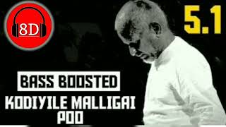 kodiyile malligai poo song 8d audio songs echo song use headphones 8d audio effect song [upl. by Ivor475]