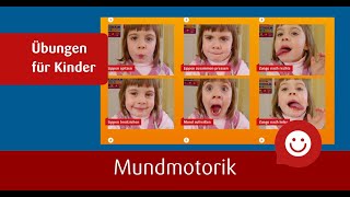 Mundmotorik Übungen für Kinder [upl. by Anima]