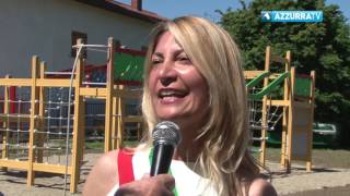 Dormelletto inaugurato il Parco Giochi Ribot [upl. by Ahtivak]