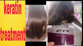 keratin hair treatment full tutorial  fit plus  youtube Neelisaloonwithtips [upl. by Merrick]