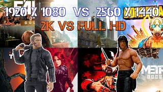 Битва разрешений 2K vs Full HD Сравнение в играх [upl. by Sulihpoeht]