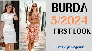 Burda Style 52024 Fırst Look [upl. by Atiekal280]