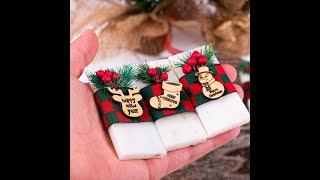 Personalized Christmas Favors Scented Soaps Christmas Gifts for Family Friends and Coworkers [upl. by Marsland60]