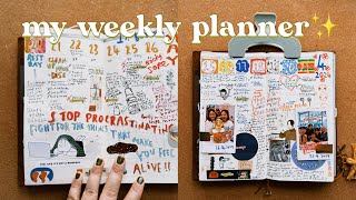 Whats in my Weekly Planner  Travelers Notebook [upl. by Dina]