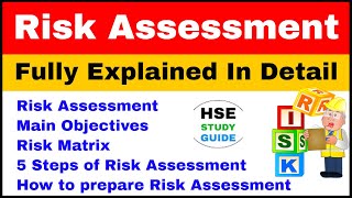 Risk Assessment  Risk Assessment Objective  5 Steps  Risk Matrix How to prepare Risk Assessment [upl. by Corby689]