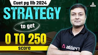 CUET PG LLB 2024  Big Strategy 😱😱 [upl. by Norita]