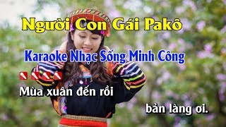 Người Con Gái Pakô Karaoke Nhạc Sống  Tone Nữ [upl. by Feltie743]