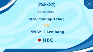 🔴Rec Day 9  Futsal  SMAN 1 Lembang vs MAS Minhajul Haq [upl. by Harrison]