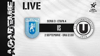 LIVE  CS Universitatea Craiova  ”U” Cluj Liga Elitelor U15 [upl. by Sadonia94]