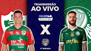 PORTUGUESA 0X2 PALMEIRAS AO VIVO  PAULISTÃO  DIRETO DO CANINDÉ COM IMAGENS DO PRÉ JOGO [upl. by Elbag]