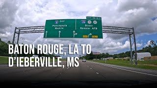 Road Trip  Baton Rouge LA to Diberville MS [upl. by Blanc203]