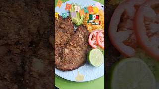 Milanesa De Res Empanizada comidamexicana carne recetas [upl. by Anoniw]