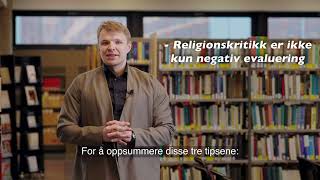 Muntlig på 123 Religionskritikk [upl. by Olra]