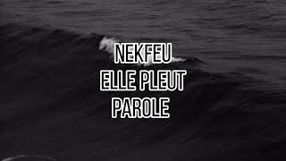 Nekfeu  Elle Pleut paroles [upl. by Monagan153]