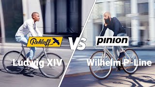 ROHLOFF VS PINION обзор моделей Schindelhauer Wilhelm PLine и Ludwig XIV [upl. by Minne]