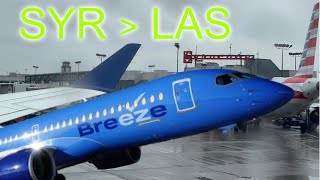 FULL REVIEW of Breeze Airways  New Syracuse NY to Las Vegas Route [upl. by Arraet567]