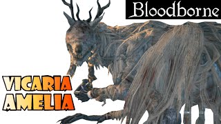 Bloodborne guia VICARIA AMELIA  Trucos para matar al boss de la catedral de Yharnam EP7 [upl. by Gausman]