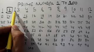 Prime Numbers Between 1 and 100  Smart Study Tricks [upl. by Nodlehs]