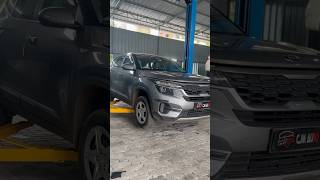 KIA Seltos Periodic Service amp Brake Pad Change ​⁠cjmautocare shortstamil shorts kia mechanic [upl. by Enitselec]