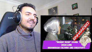 Putri Ariani  Desert Rose cover LIVE Indonesian culture and creativity 2024 Reaction [upl. by Inad]