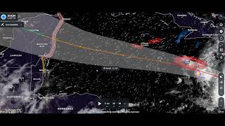 Beryl Hurricane 🌀🌀  Zoom earth Live weather tracking maps [upl. by Mayda268]