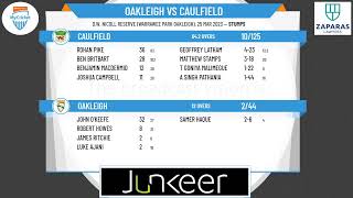 Oakleigh v Caulfield Day 1 [upl. by Atwood998]