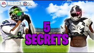 CUSTOM CLEATS AND MORE 5 SECRETS IN MADDEN 24 SUPERSTAR YOU NEED TO KNOW THIS  ESG FOOTBALL 24 [upl. by Kcirdneh]