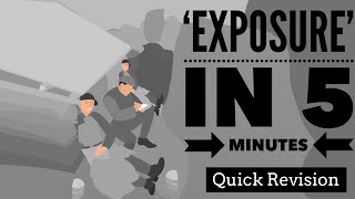 Exposure by Wilfred Owen in 5 Minutes Quick Revision [upl. by Jory]