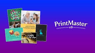 PrintMaster v9  Create from Scratch [upl. by Milstone599]