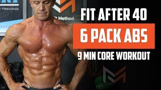 Get Six Pack Abs After 40  9 Minute at Home Ab Workout [upl. by Esirehc]