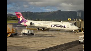 4K  Epic Takeoff  Island Views  Hawaiian Airlines 717  Full Flight [upl. by Husch]