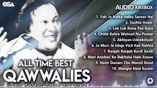 All Time Best Qawwalies  Audio Jukebox  Nusrat Fateh Ali Khan  Complete Qawwalies  OSA Worldwide [upl. by Ariaes10]