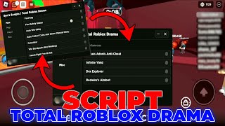 OP Total Roblox Drama Script  Find Safety Statue Find Bag Auto Win Obby amp More [upl. by Alejandrina]